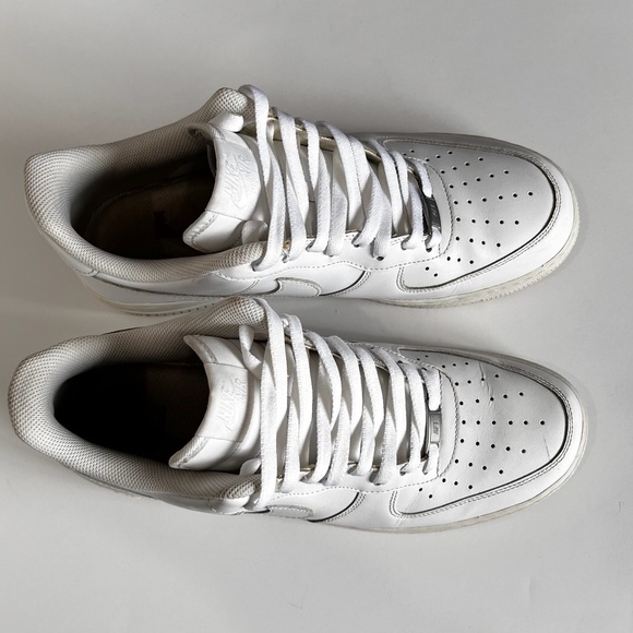 Men Nike Air Force 1 '07 White/White Size 12 - Picture 3 of 16
